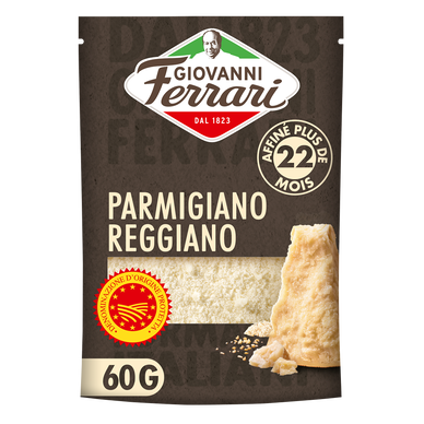 Fromage râpé Parmigiano Reggiano AOP GIOVANNI FERRARI - 60g