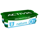 Yaourt nature bifidus 0% mg ACITIVIA 8x125g