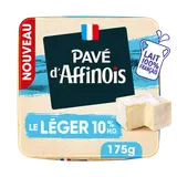 Fromage au lait pasteurisé Pavé d'Affinois léger, 9%MG, 175g