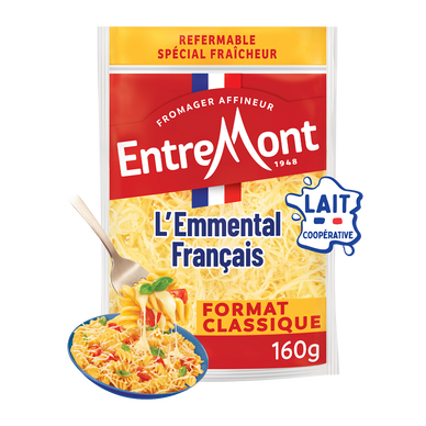Fromage râpé Emmental ENTREMONT - 160g