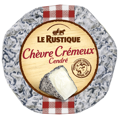 Chèvre crémeux cendré LE RUSTIQUE 140g