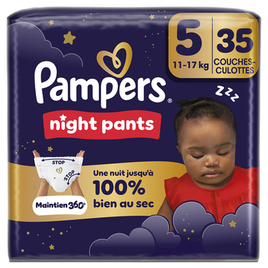 Culottes PAMPERS Night taille 5 11kg-17kg x35