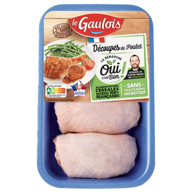 Haut de cuisse de poulet blanc, LE GAULOIS, France, 450g