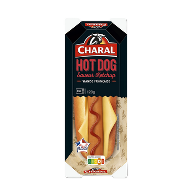 Hot Dog saveur ketchup CHARAL - 120g