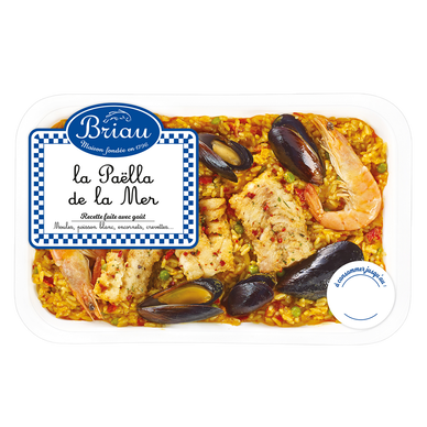 Paëlla de la mer BRIAU, transformée en France, barquette de 800g