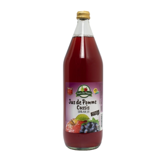 Jus de Pomme Cassis 100% Pur Jus FRUITS DES WEPPES