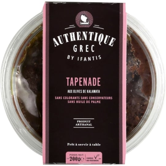 Tapenade aux olives de Kalamata AUTHENTIQUE GREC BY IFANTIS