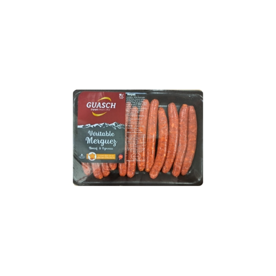 Veritable Merguez Boeuf et Agneau de nos Eleveurs d'Occitanie GUASCH