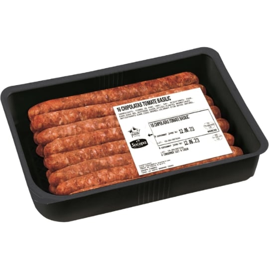 Chipolatas Saveur Tomate Basilic SOCOPA