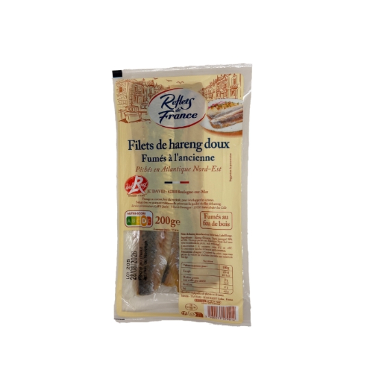 Filets de hareng doux, fumés et Label Rouge REFLETS DE FRANCE