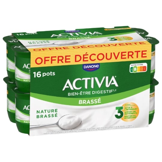 Yaourts brassé bifidus nature ACTIVIA