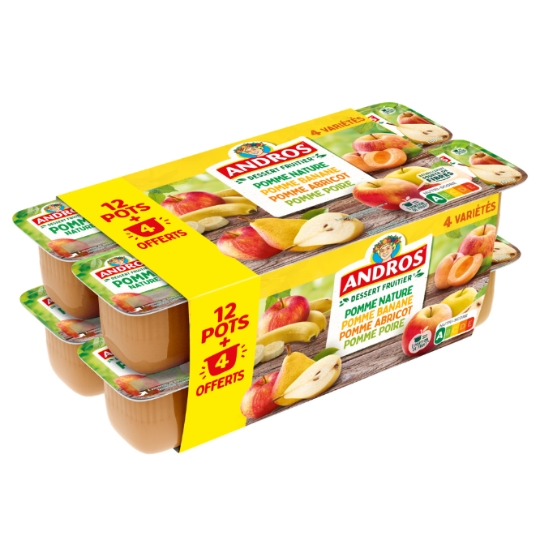 Compote Panachés Fruits Jaune ANDROS
