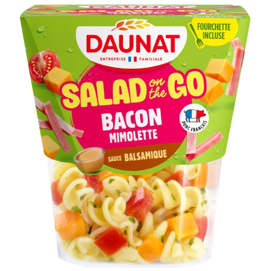 Salade Bacon Mimolette Sauce Balsamique DAUNAT