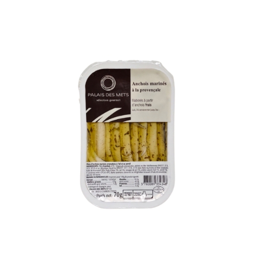 Anchois Marinés à la Provençale PALAIS DES METS
