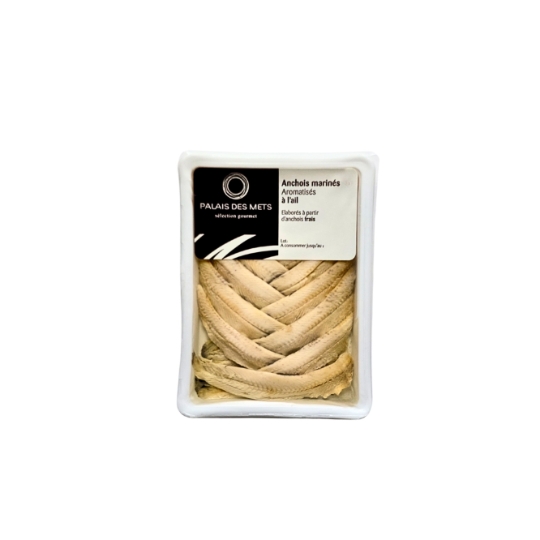Anchois Marinés Aromatisés à l'Ail PALAIS DES METS