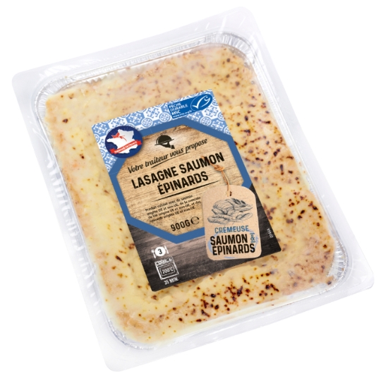 Lasagne au Saumon Epinards VOTRE TRAITEUR VOUS PROPOSE
