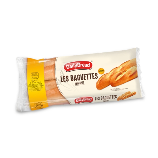 Baguettes Précuites Prêtes à Enfourner DAILYBREAD