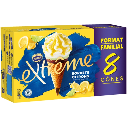Glaces Cônes Citron Citron Vert EXTREME