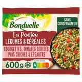 Poêlée Courgettes Tomates Cerises Pois Chiches et Epeautre BONDUELLE