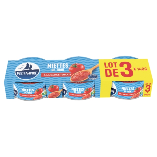 Miettes de Thon à la Sauce Tomate PETIT NAVIRE