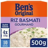 Riz Basmati Gourmand Sachets Cuisson 10 minutes BEN'S ORIGINAL
