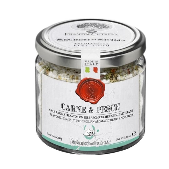 Sel Marin Avec Herbes Et Épices Pour Viande Et Poisson 200 Gr FRANTOI CUTRERA