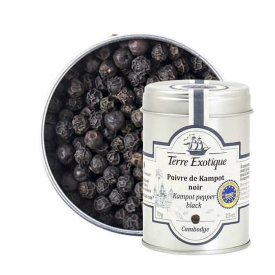 Poivre Noir De Kampot Igp - Pot De 70g TERRE EXOTIQUE