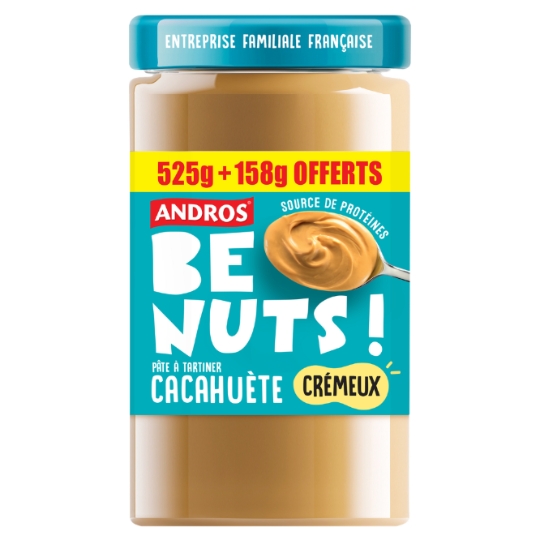 Pâte à Tartiner à la Cacahuète Crémeux ANDROS