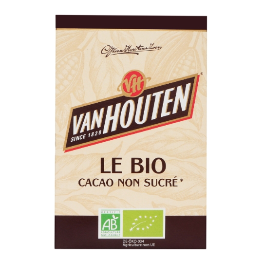 Cacao en Poudre Sans Sucres Bio VAN HOUTEN