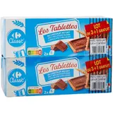 Biscuits tablette chocolat au lait CARREFOUR CLASSIC'