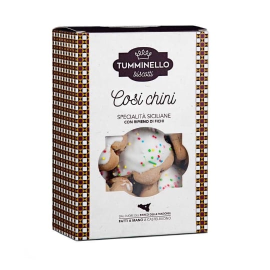 Cosi Chini Biscuits Fourrés Aux Figues Séchées Et Aux Amandes Siciliennes 320 Gr BISCOTTI TUMMINELLO