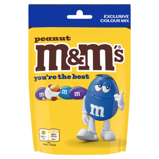 Bonbon Chocolat Cacahuètes Bleu M&M'S