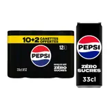 Soda au Cola Zéro Sucres PEPSI