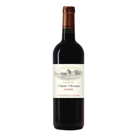 Vin Rouge AOC Cahors Élevé en Fûts de Chêne CHATEAU SAINT-SERNIN
