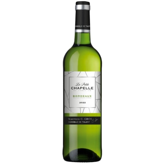 Vin Blanc A.O.P Bordeaux LA PETITE CHAPELLE DE BORDEAUX SELECTION CLAUDE GROS