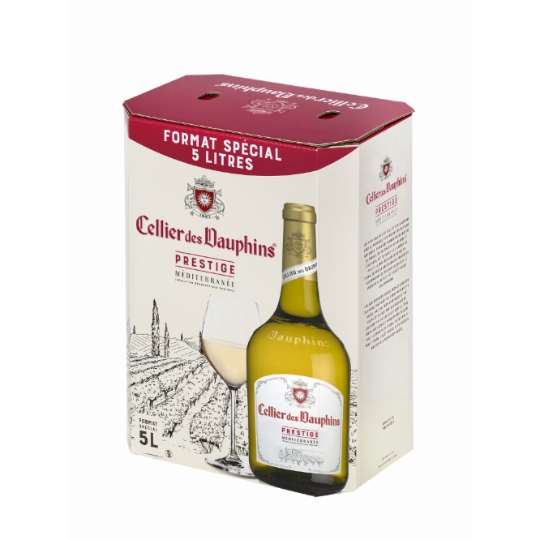 Vin blanc Prestige Méditerranée IGP CELLIER DES DAUPHINS