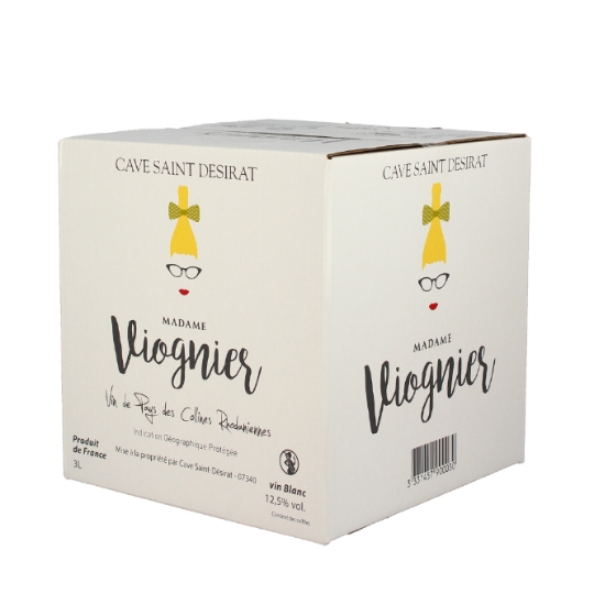 Vin Blanc IGP Collines Rhodaniennes Viognier 12,5% CAVE SAINT DESIRAT