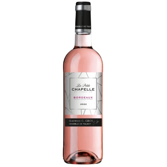 Vin Rosé A.O.P Bordeaux LA PETITE CHAPELLE DE BORDEAUX SELECTION CLAUDE GROS