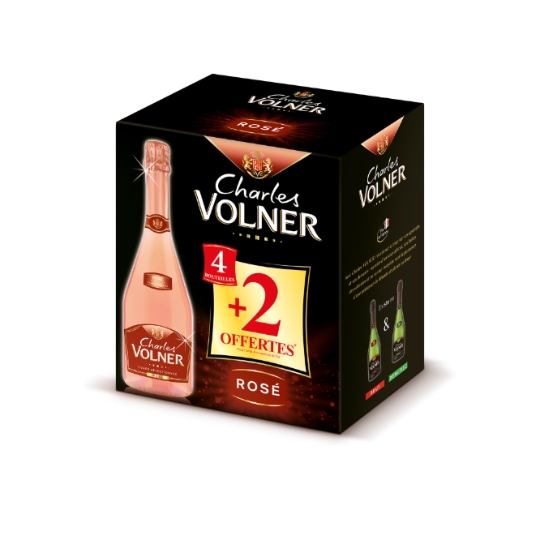 Vin mousseux rosé CHARLES VOLNER