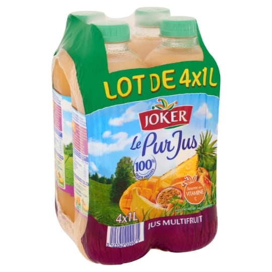 Jus Multifruits Sans Sucres Ajoutés JOKER