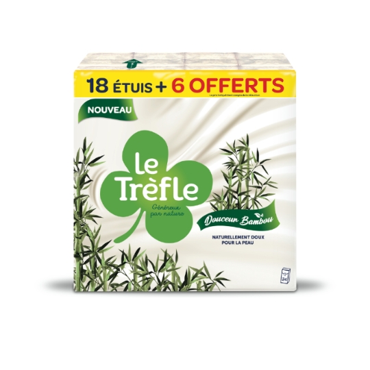 Mouchoirs Doux Bambou FSC LE TREFLE