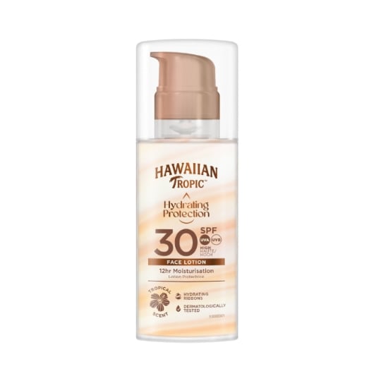 Crème solaire Visage Spf 30 Hydratant Résistant a l'Eau Silk Hydratation HAWAIIAN TROPIC