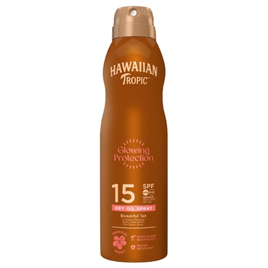 Huile solaire Corps Spf 15 Enrichie a L'Huile D'Argan Parfum Noix de Coco HAWAIIAN TROPIC