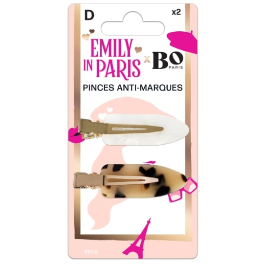 Pinces Cheveux Anti-Marques EMILY IN PARIS BY BO PARIS