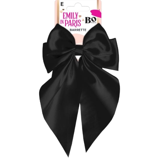 Barrette À Cheveux Nœud Noire EMILY IN PARIS BY BO PARIS