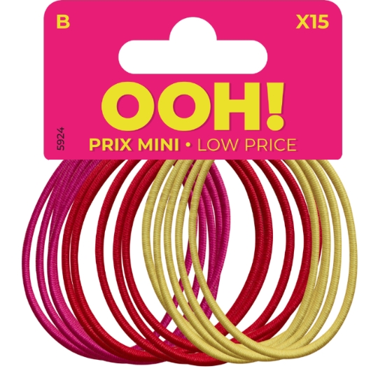 Elastiques pour Cheveux Fins Couleurs OOH !