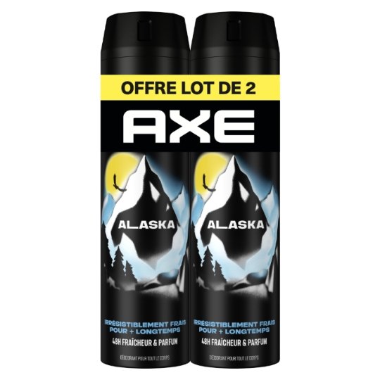Déodorant spray Homme Anti-transpirant Alaska 48h AXE