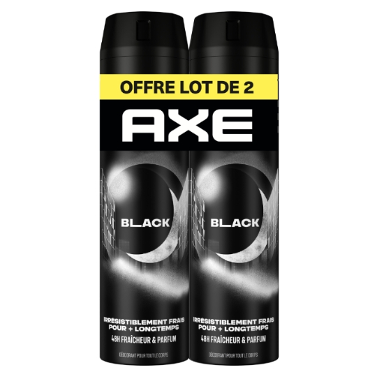 Déodorant spray Homme Anti-transpirant Black 48h AXE