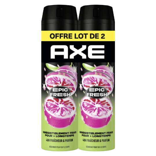 Déodorant spray Homme Anti-transpirant Epic Fresh 48h AXE