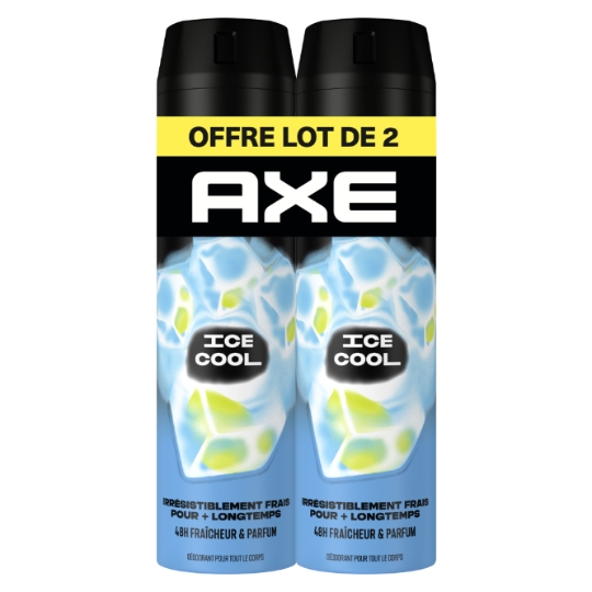 Déodorant spray Homme Anti-transpirant Ice Cool 48h AXE